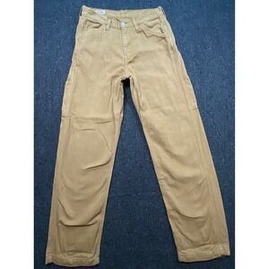 Levis Premium Workwear Mens W28 L32 Tan Herringbone Carpenter Pants